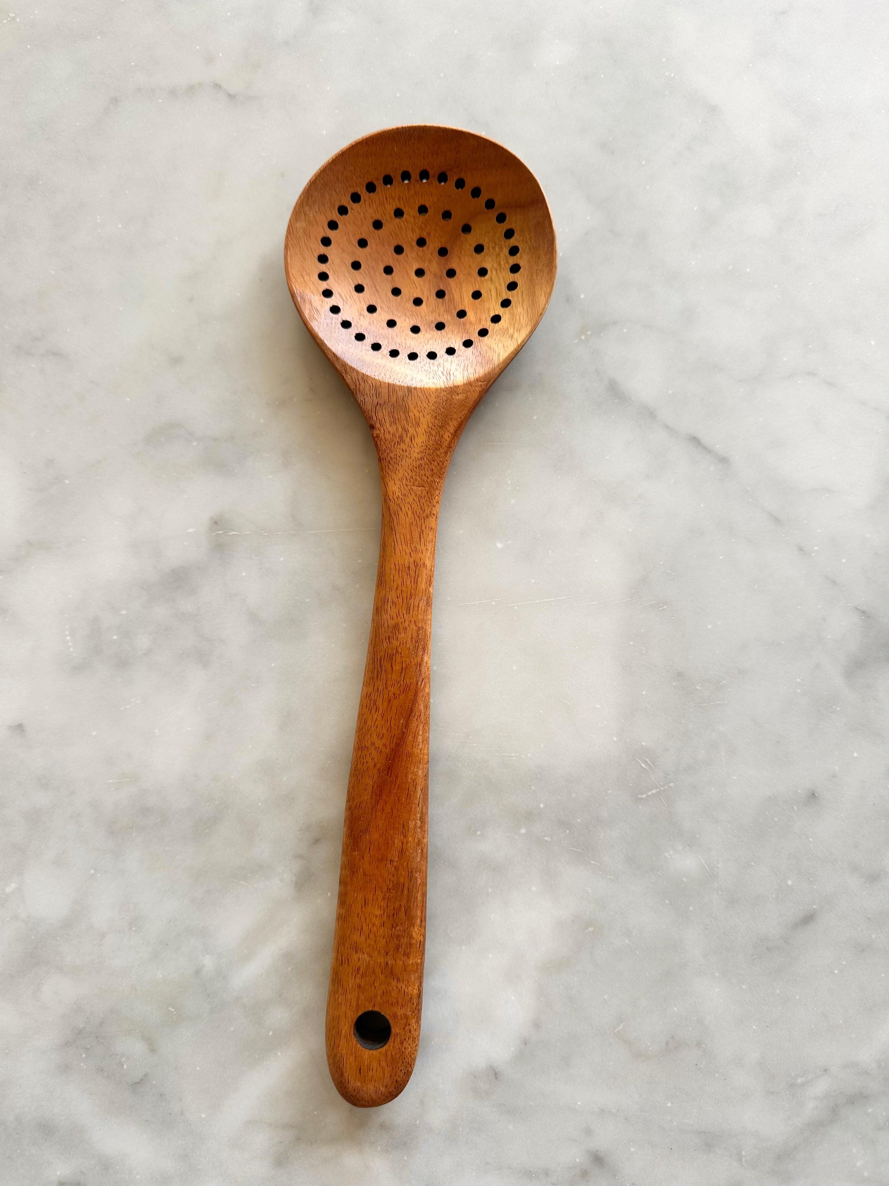 Teak Wooden Utensils, Set of 4